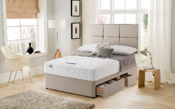 Silentnight Essentials Memory Pocket 1000 Divan, Double, No Storage, No Headboard Required