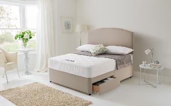 Silentnight Essentials Pocket 1000 Divan, Double, 4 Drawers, No Headboard Required