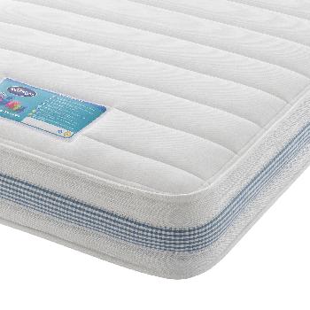 Silentnight Healthy Growth Kids Microquilt Mattress - Blue - Small Double