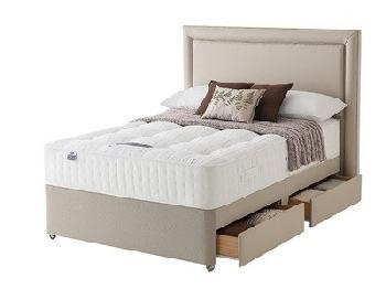 Silentnight Premier Pocket 1350 Set 5' King Size Platform Top - 4 Drawers Divan