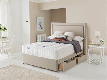 Silentnight Premier Pocket 1850 Set 5' King Size Platform Top - No Drawers Divan