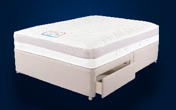 Sleepeezee AeroGel 800 Pocket Comfort Divan, Double, 2 Drawers