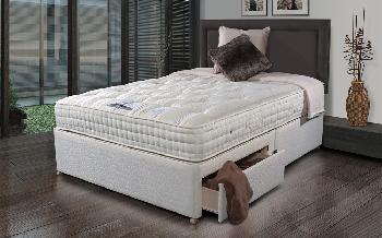 Sleepeezee Backcare Luxury 1400 Pocket Divan, Superking Zip and Link, No Storage