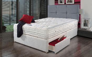 Sleepeezee Backcare Ultimate 2000 Pocket Divan, Superking Zip and Link, 4 Drawers