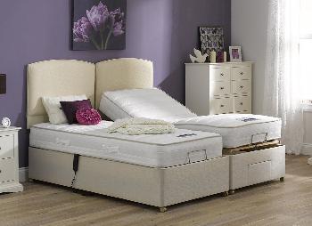 Sleepeezee Hemingway Pocket Sprung Adjustable Divan Bed - Medium Firm - 3'0 Single