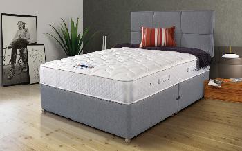 Sleepeezee Memory Comfort 800 Pocket Divan, Double, Ottoman Storage, White