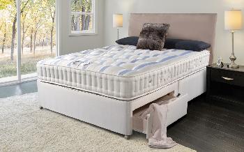 Sleepeezee Naturelle 1200 Pocket Divan, Superking, No Storage