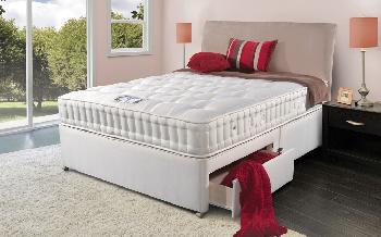 Sleepeezee Naturelle 1400 Pocket Divan, Double, 4 Drawers