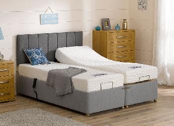Sleepeezee Shakespeare Adjustable Divan Bed - Medium Firm - 4'0 Small Double