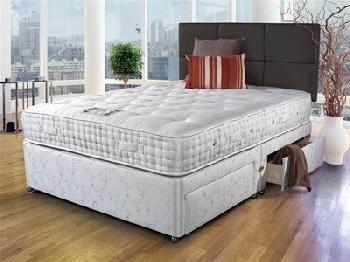 Sleepeezee Westminster 3000 4' 6 Double Matching Base Platform Top - 2 Drawers Divan