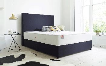 Slumberland Divine 1400 Pocket Divan, Single, 2 Drawers, Kiwi, Urban Headboard