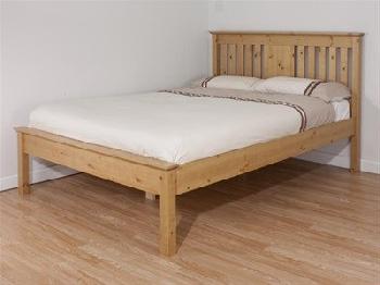 Snuggle Beds Bordeaux Antique 6' Super King Antique Wax Wooden Bed