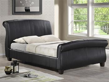 Snuggle Beds Dallas 4' 6 Double PU Leather Leather Bed