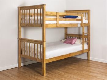 Snuggle Beds Karina Bunk - Natural 3' Single Natural Bunk Bed