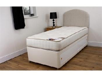 Snuggle Beds King Cotton - Divan Set 5' King Size Platform Top - 2 Drawers Divan