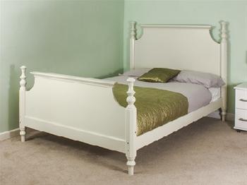 Snuggle Beds Melody 5' King Size White Wooden Bed