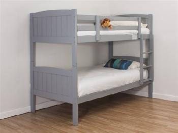 Snuggle Beds Taylor Bunk - Grey 3' Single Bunk Bed