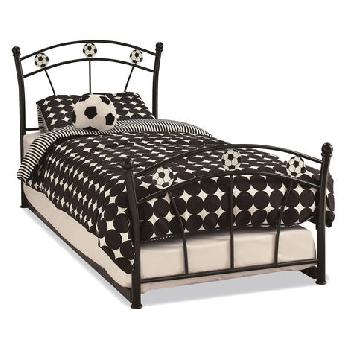 Soccer Black Guest Bed