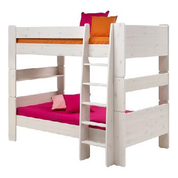 Steens Glossy White Bunk Bed Frame
