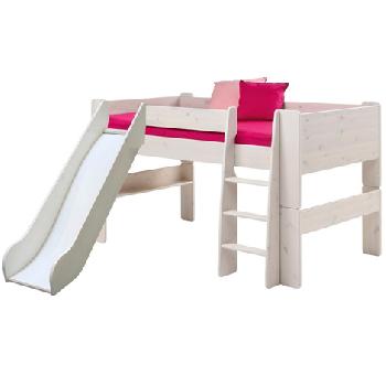 Steens Glossy White Mid Sleeper with Slide
