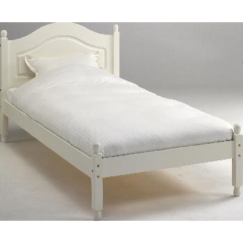 Steens Richmond White Carlton Single Bed Frame