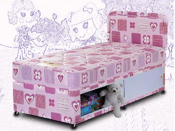 Sweet Dreams 2ft 6 Hearts Small Single Divan Bed