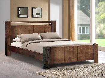 Sweet Dreams Bali Elegance Double Walnut Bed Frame