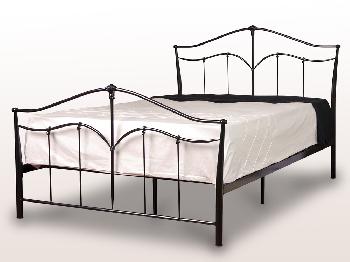 Sweet Dreams Handel King Size Black Metal Bed Frame