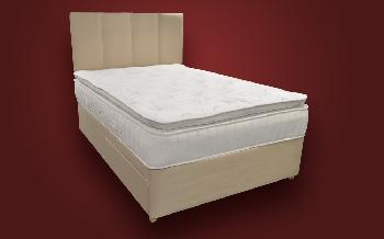 Sweet Dreams Isabella Pillow Top Sleepzone Divan, Single, 2 Side Drawers, Matching Neptune Headboard