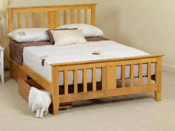 Sweet Dreams Kestral Double Oak Bed Frame
