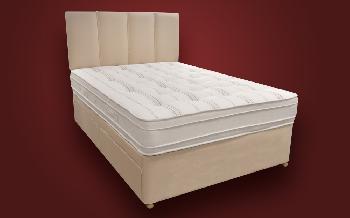 Sweet Dreams Lucille Sleepzone Divan, European King Size, No Storage, Matching Neptune Headboard