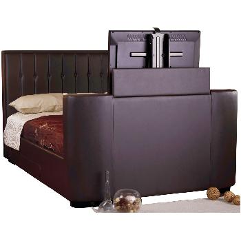 Sweet Dreams Ravel TV Bed - Double - Brown