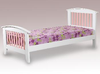Sweet Dreams Ruby Single Pink Wooden Bed Frame