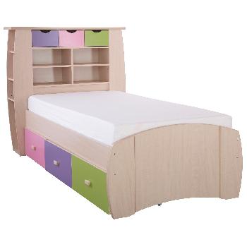 Sydney Pink Cabin Bed with Drawers