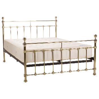 Tarvos Brass Bed Frame Kingsize Brass