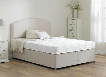 Taylor Open Spring Divan Bed - Medium Soft - Beige - 2'6 Small Single