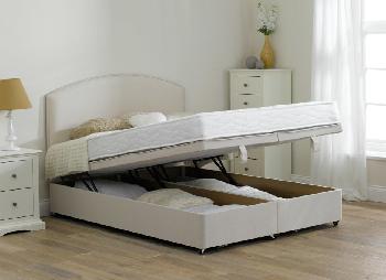 Taylor Open Spring Ottoman Divan Bed - Medium Soft - Beige - 3'0 Single