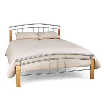 Tetras Bed Frame with Mattress and Bedding Bale King