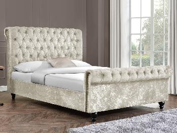 TGC Tyrell Double Glitz Fabric Bed Frame