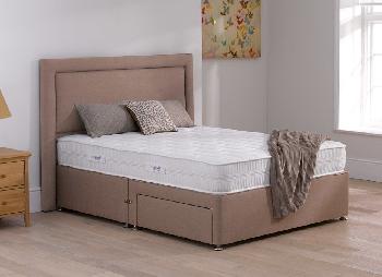 TheraPur Bliss 22 Divan Bed - Medium Soft - Oatmeal - 4'0 Small Double