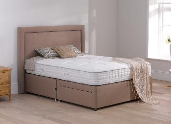 TheraPur Desire 26 Divan Bed - Medium Firm - Oatmeal - 4'0 Small Double