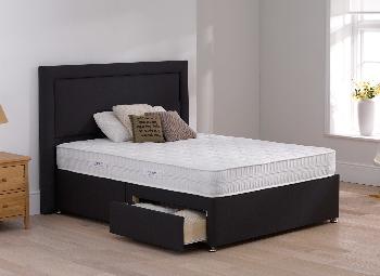 TheraPur Hush 20 Divan Bed - Medium - Carbon - 3'0 Single