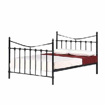 Tiara Metal Bed Frame Tiara - Double - Black