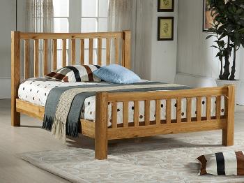 Time Living Denver Double Oak Bed Frame