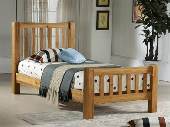 Time Living Denver Single Oak Bed Frame