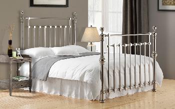 Time Living Edward Metal Bed Frame, Superking