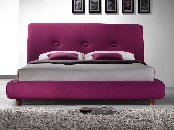 Time Living Sache Double Ruby Fabric Bed Frame