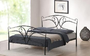 Time Living Seline Metal Bed Frame, Double