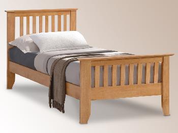 Time Living Turin Single Honey Oak Bed Frame