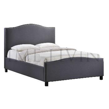 Time Living Tuxford Upholstered Bed Frame - Small Double - Grey